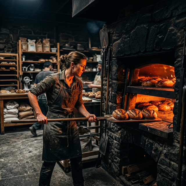 Horno artesanal de piedra